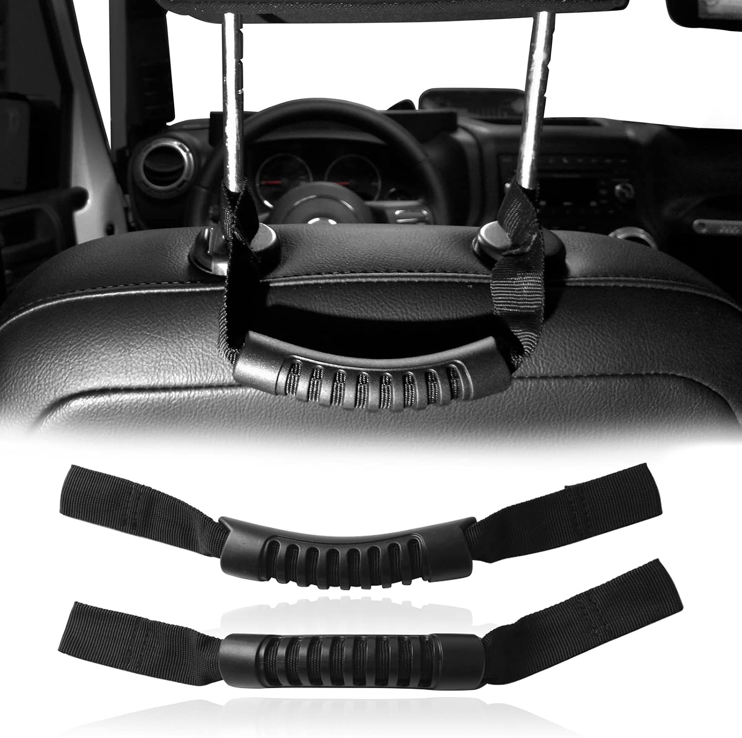 BGUCAR Headrest Grab Handle Set